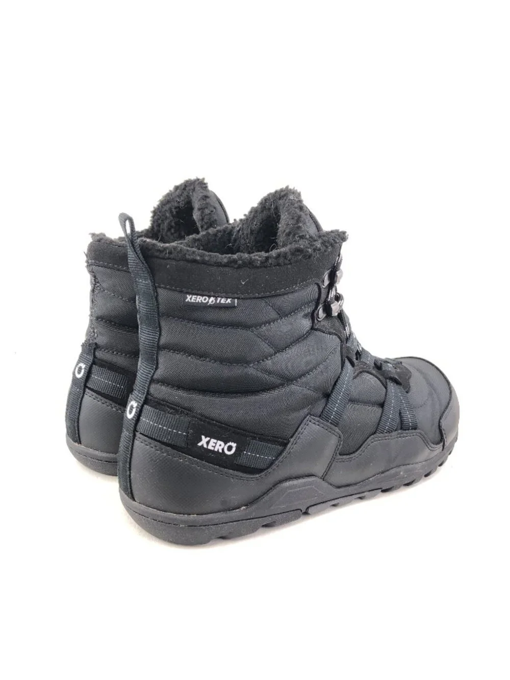 XeroShoes Alpine Black Winter Snow Boots 9.5